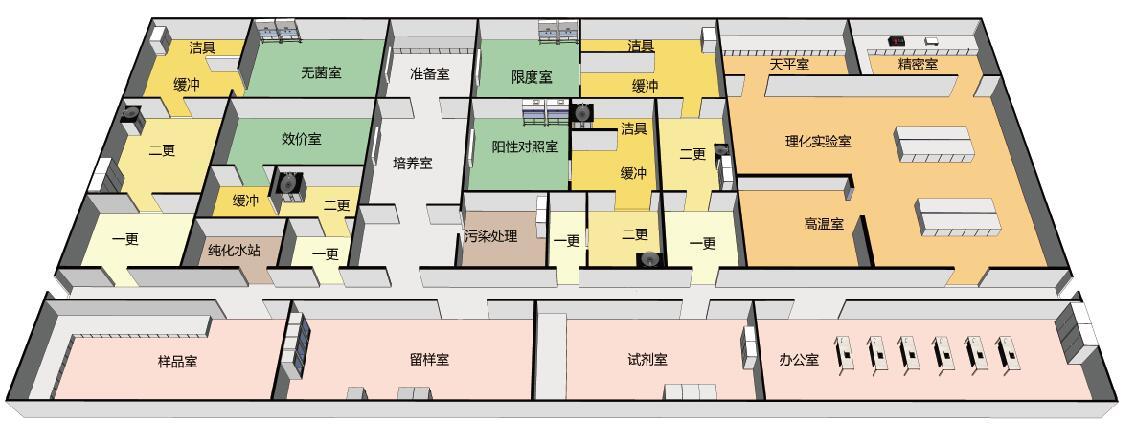 生物制藥廠(chǎng)布局圖